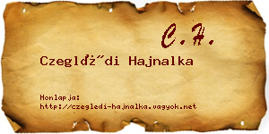 Czeglédi Hajnalka névjegykártya
